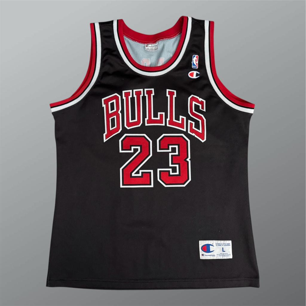 Michael Jordan vintage 90s NBA jersey maat L Chicago Bulls, Sport en Fitness, Basketbal, Ophalen of Verzenden, Kleding