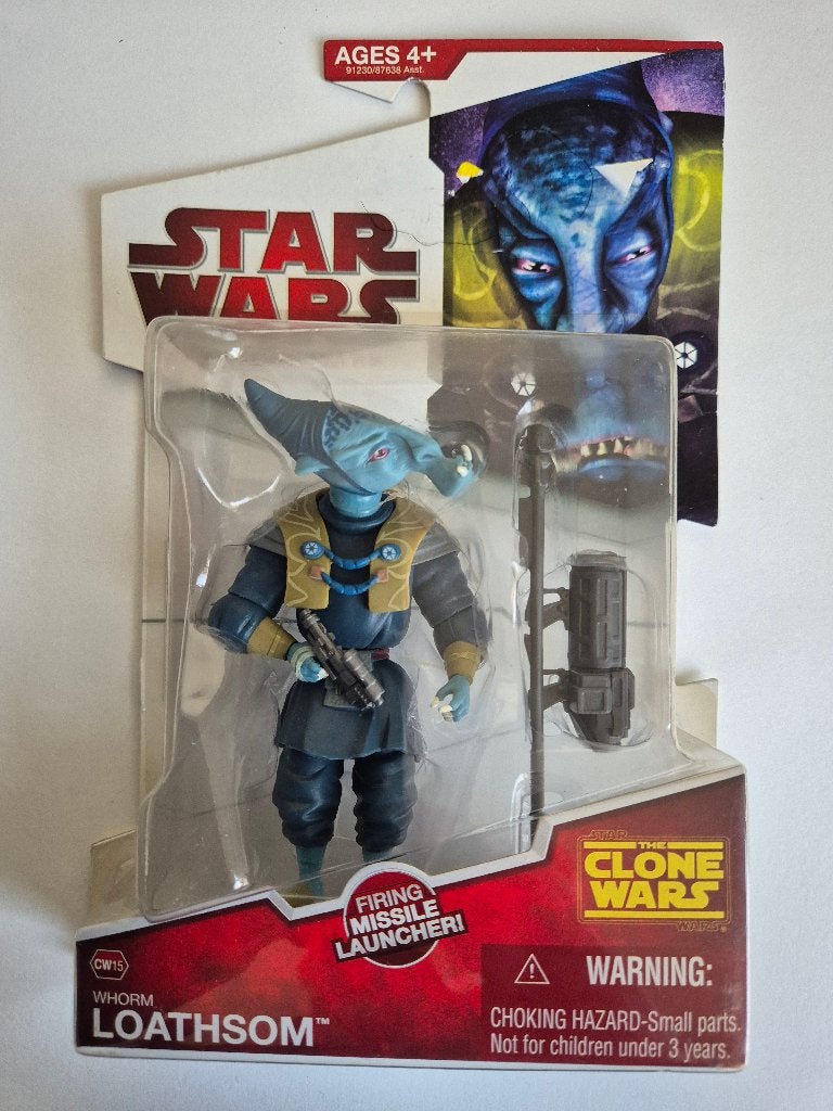 Star Wars CW 2009 CW15 Whorm Loathsom Separatist General, Ophalen of Verzenden, Nieuw, Actiefiguurtje