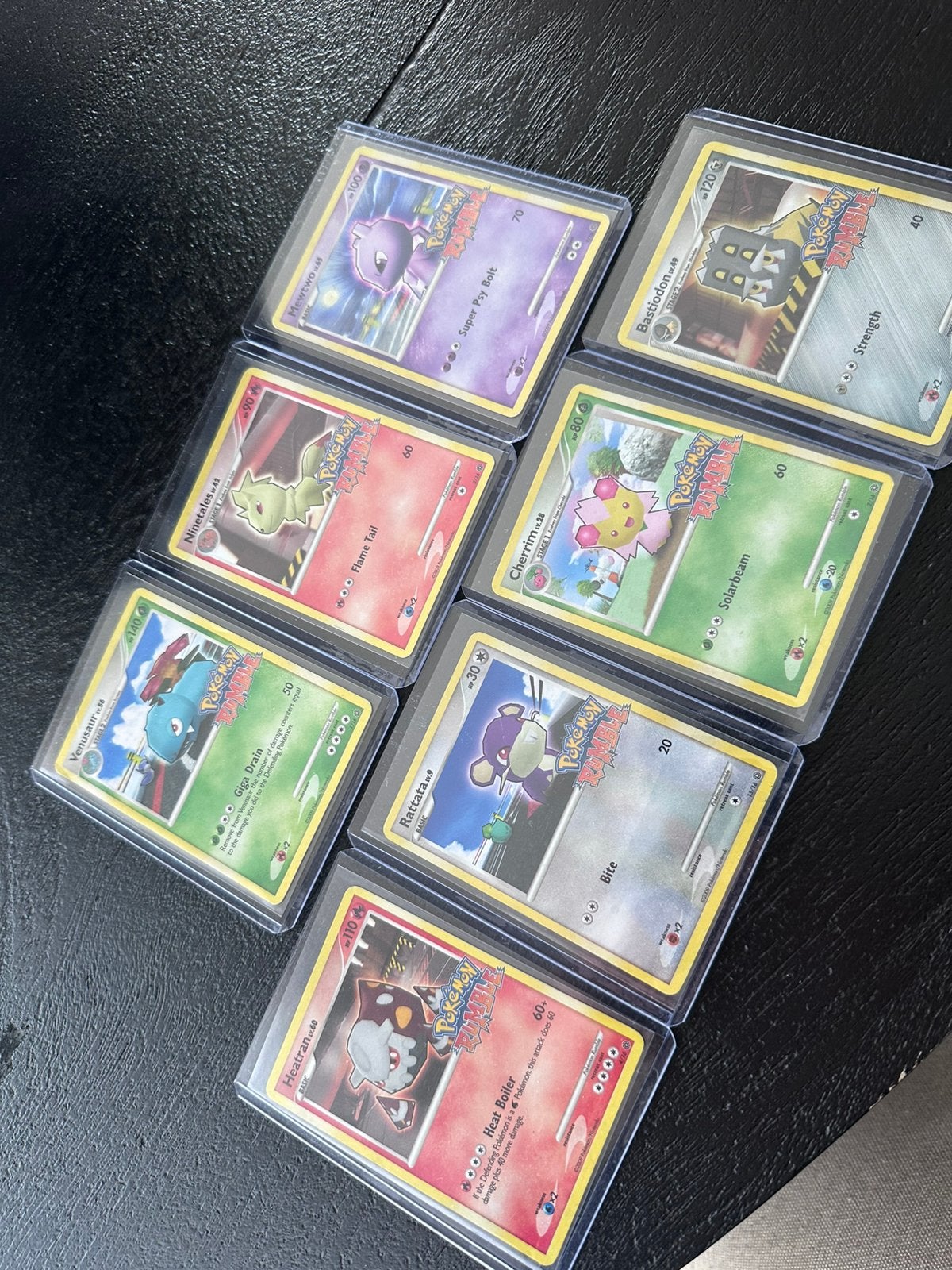 7x Pokemon Rumble Dikke Set Mewtwo, Ninetales, Ophalen of Verzenden