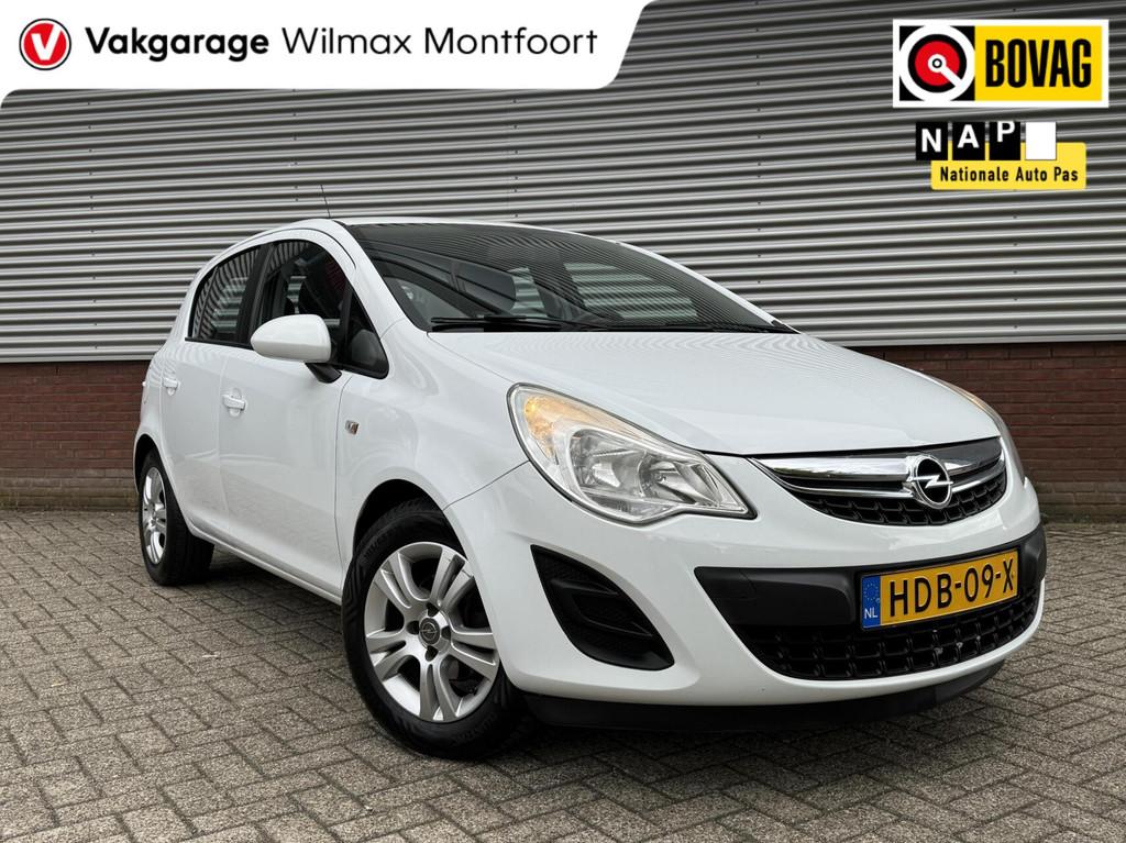 Opel Corsa 1.4-16V Anniversary Edition|Automaat|Airco|5-Deur, Auto's, Opel, Euro 5, Gebruikt, 4 cilinders, Wit