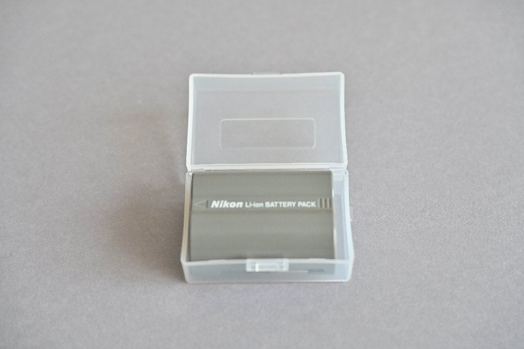 Transp. meeneemdoosje voor battery/(mini)SD kaart # Nieuw #, Nieuw