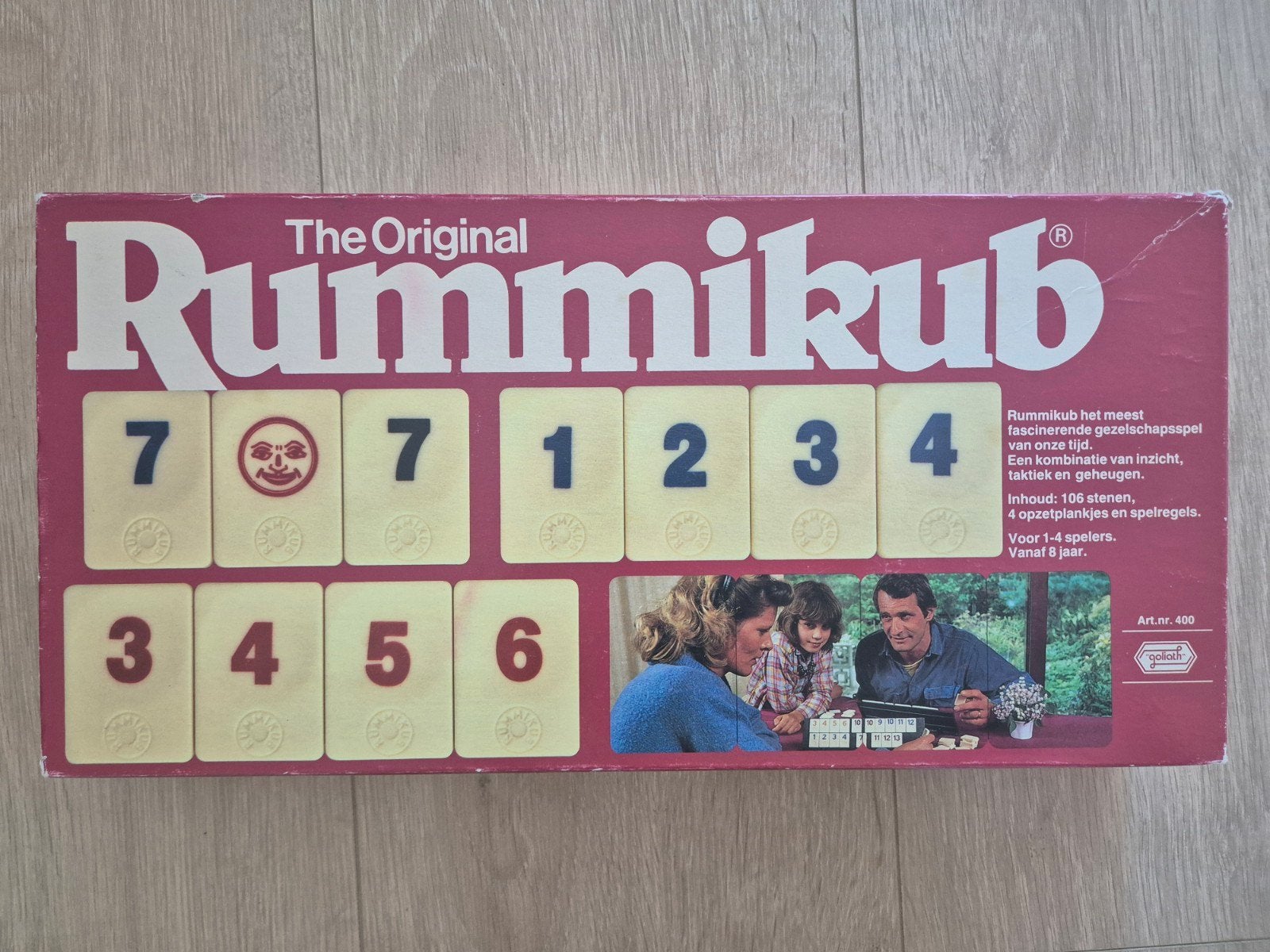 The Original Rummikub Gezelschapsspel Grote Stenen, Een of twee spelers, Ophalen of Verzenden, Gebruikt, Goliath