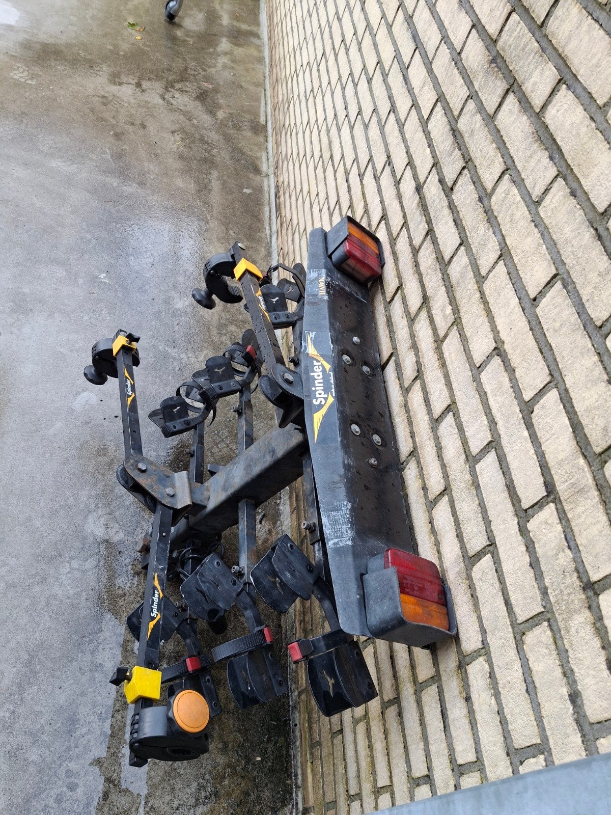 Fietsendrager kantelbaar voor 3 fietsen, Ophalen, 3 fietsen of meer, Gebruikt, Trekhaakdrager
