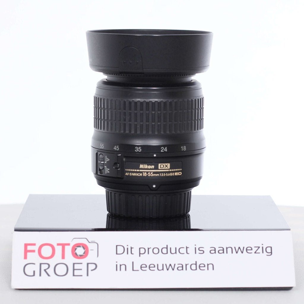 Nikon AF-S DX 18-55mm f/3.5-5.6G II ED (Occasion Leeuwarden), Audio, Tv en Foto, Foto-Groep, Luttekepoortstraat 26 3841 AX Harderwijk