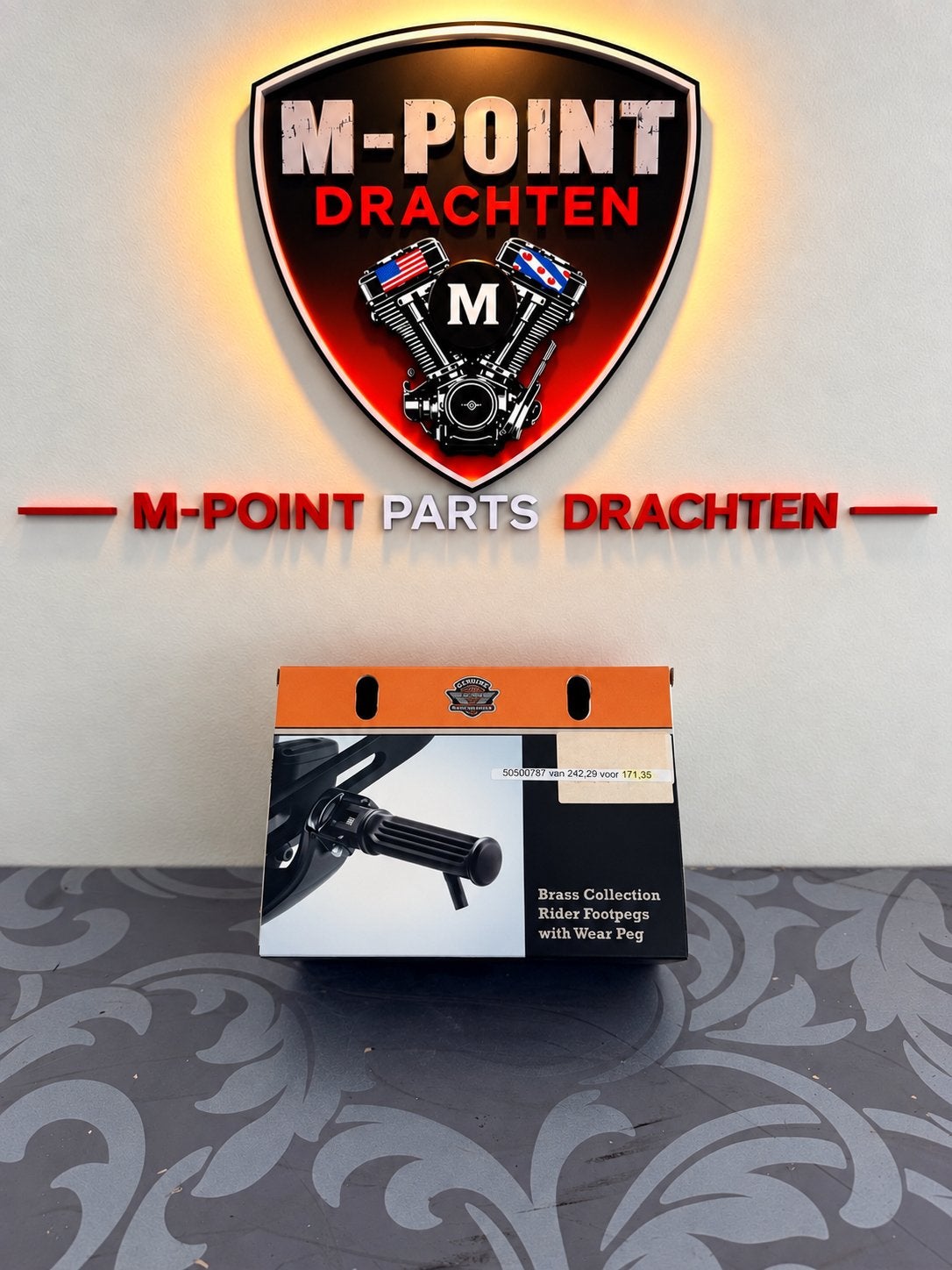 Harley-Davidson Brass Collection Rider Footpegs – 50500787, Ophalen of Verzenden, Nieuw