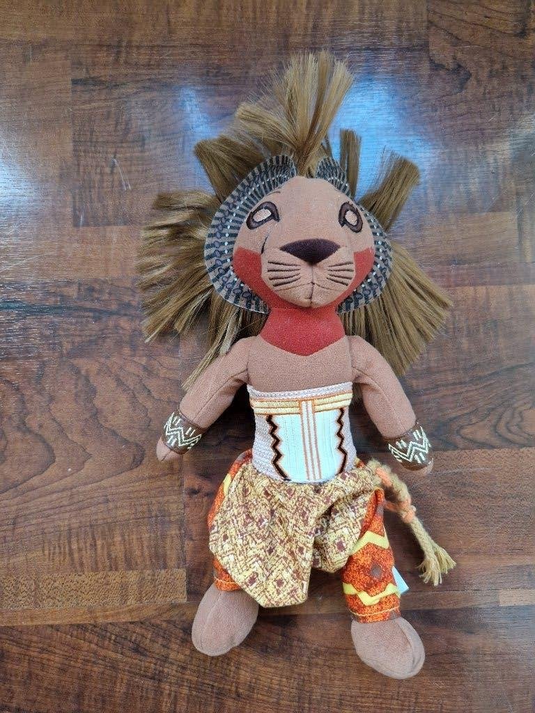 Lion King musical knuffel 2004, Ophalen of Verzenden, Leeuwenkoning of Jungle Boek, Nieuw, Knuffel