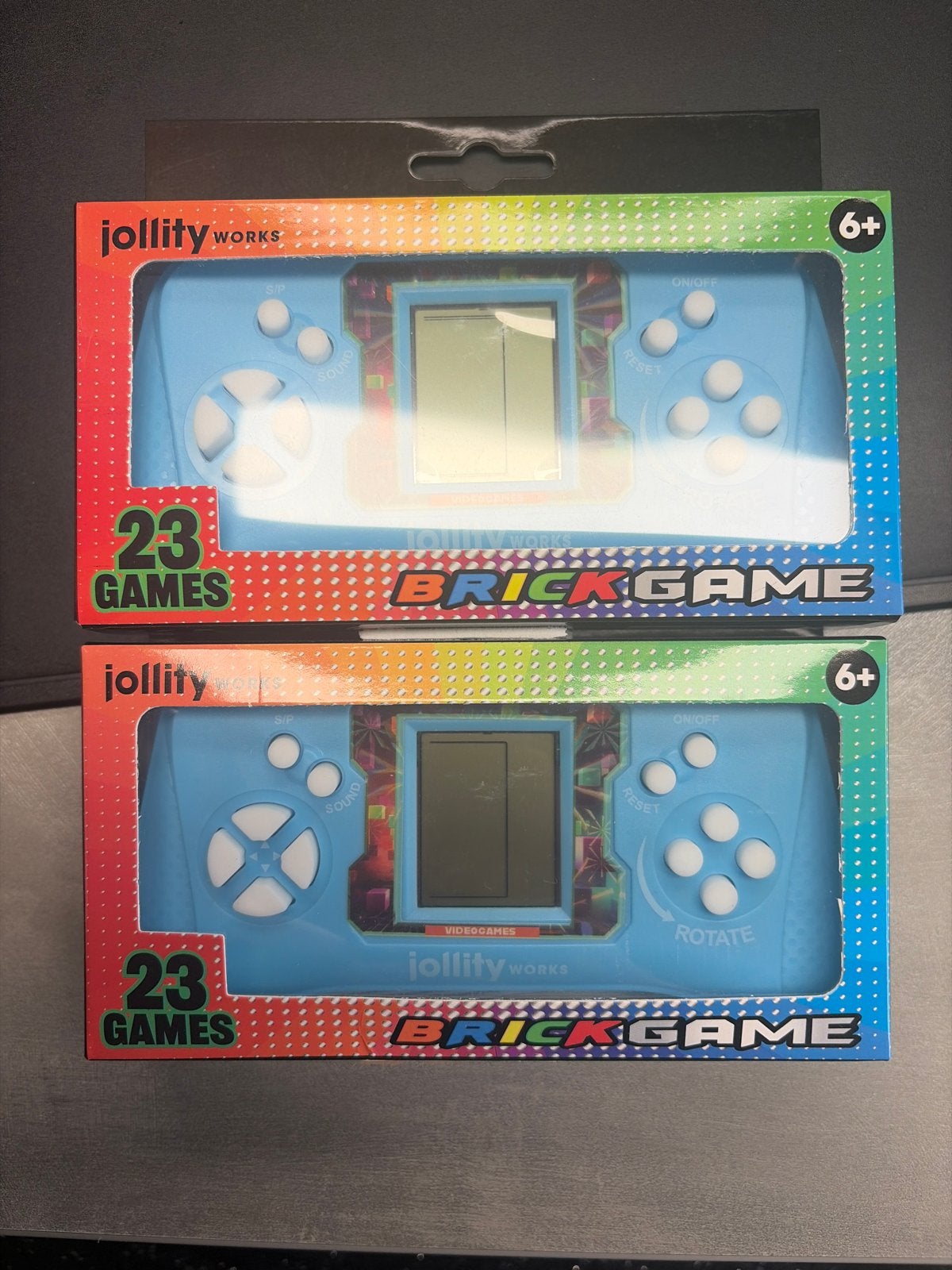Jollity Works Brick Game - 23 Spellen (2 stuks), Spelcomputers en Games, Overige genres, 1 speler, Nieuw, Ophalen of Verzenden