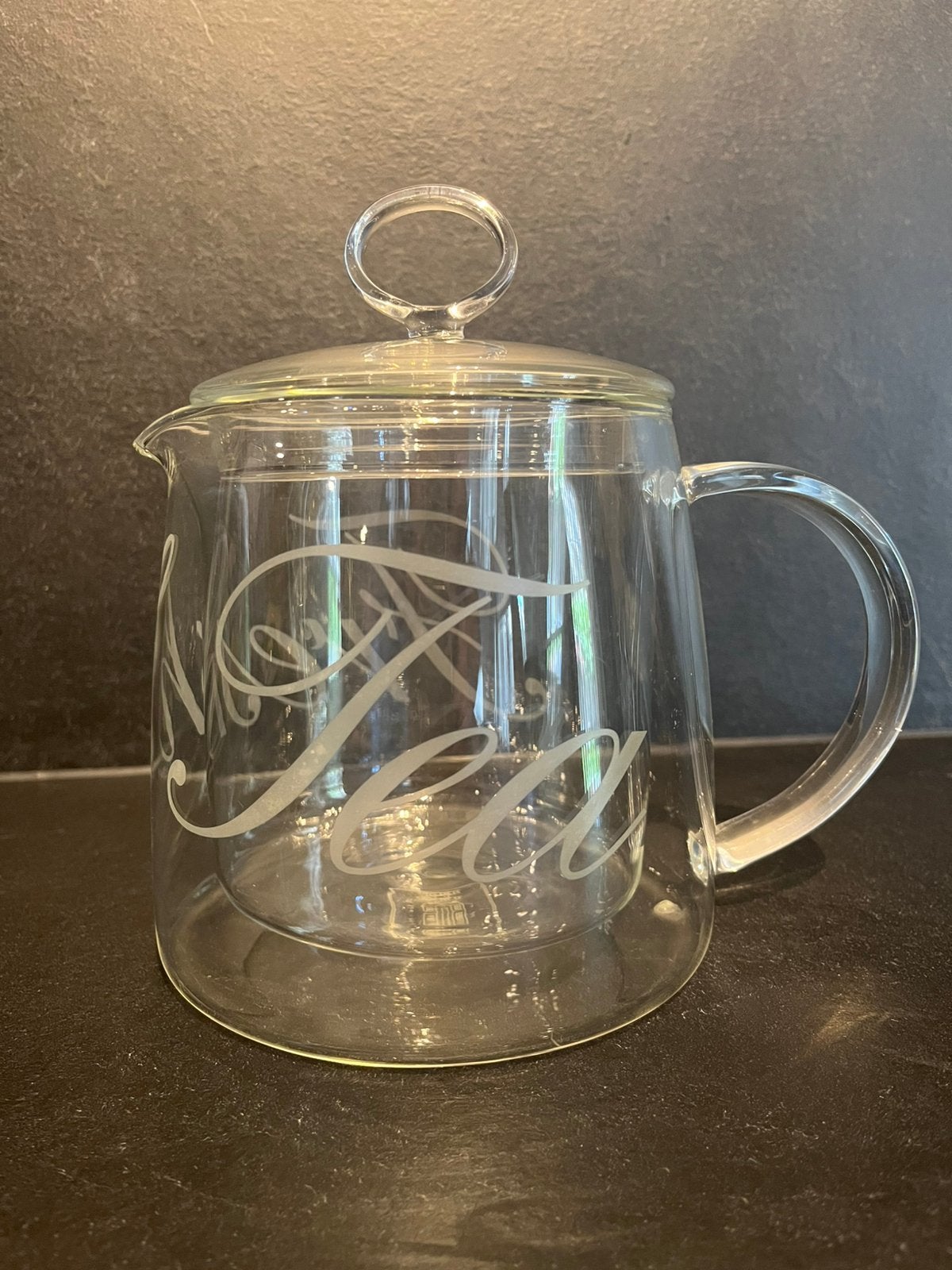 Riviera Maison glazen theepot dubbelwandig, Ophalen of Verzenden, Zo goed als nieuw