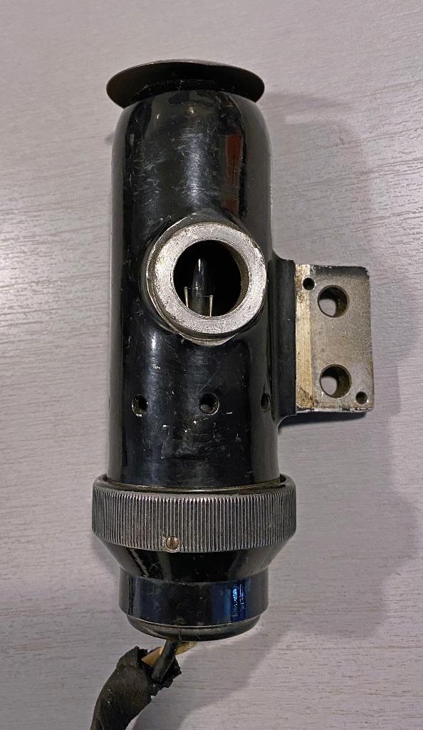 Projektorlamp metaal, optische geluidsuitlezing, Verzamelen, Fotografica en Filmapparatuur, Ophalen, 1940 tot 1960, Projector