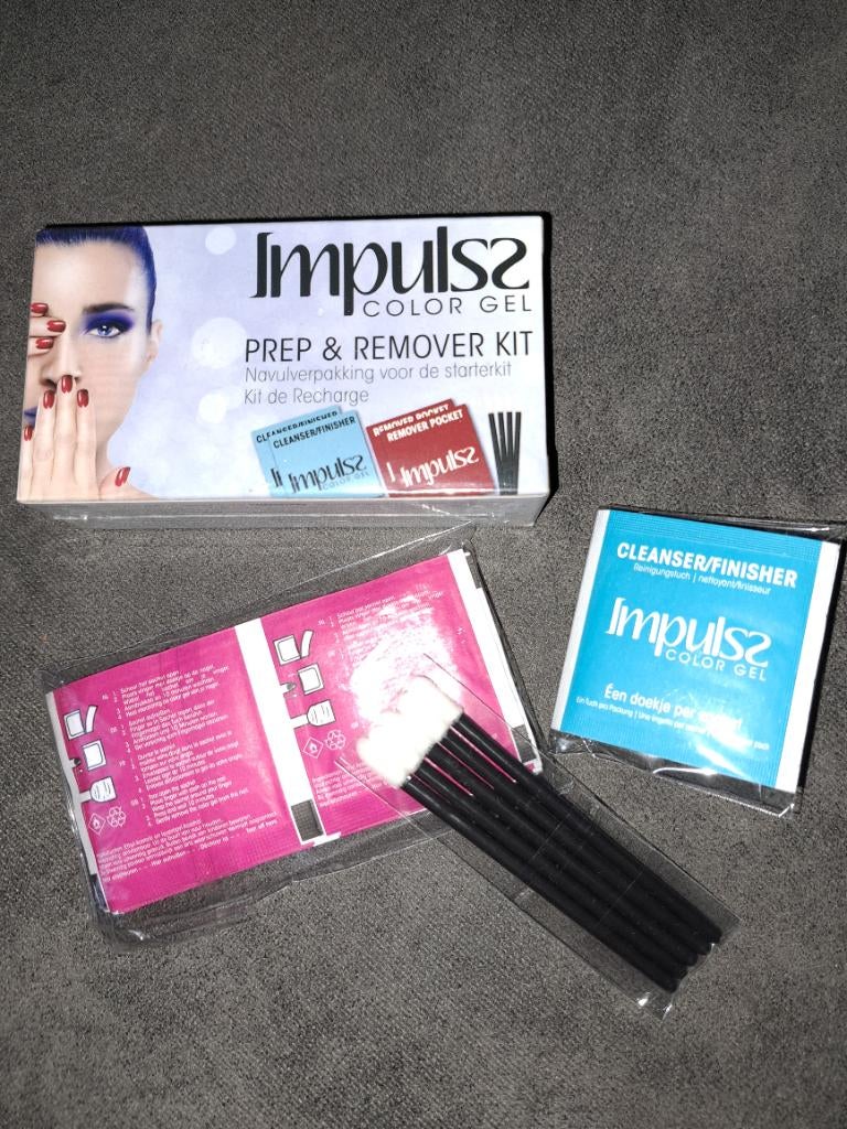 Nail prep prep en verwijder kit, Sieraden, Tassen en Uiterlijk, Uiterlijk | Cosmetica en Make-up, Ophalen of Verzenden, Handen en Nagels