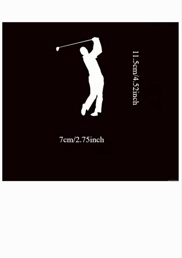 Golf sticker  11½ x 7 cm voor op auto, Ophalen of Verzenden, Overige typen, Overige merken