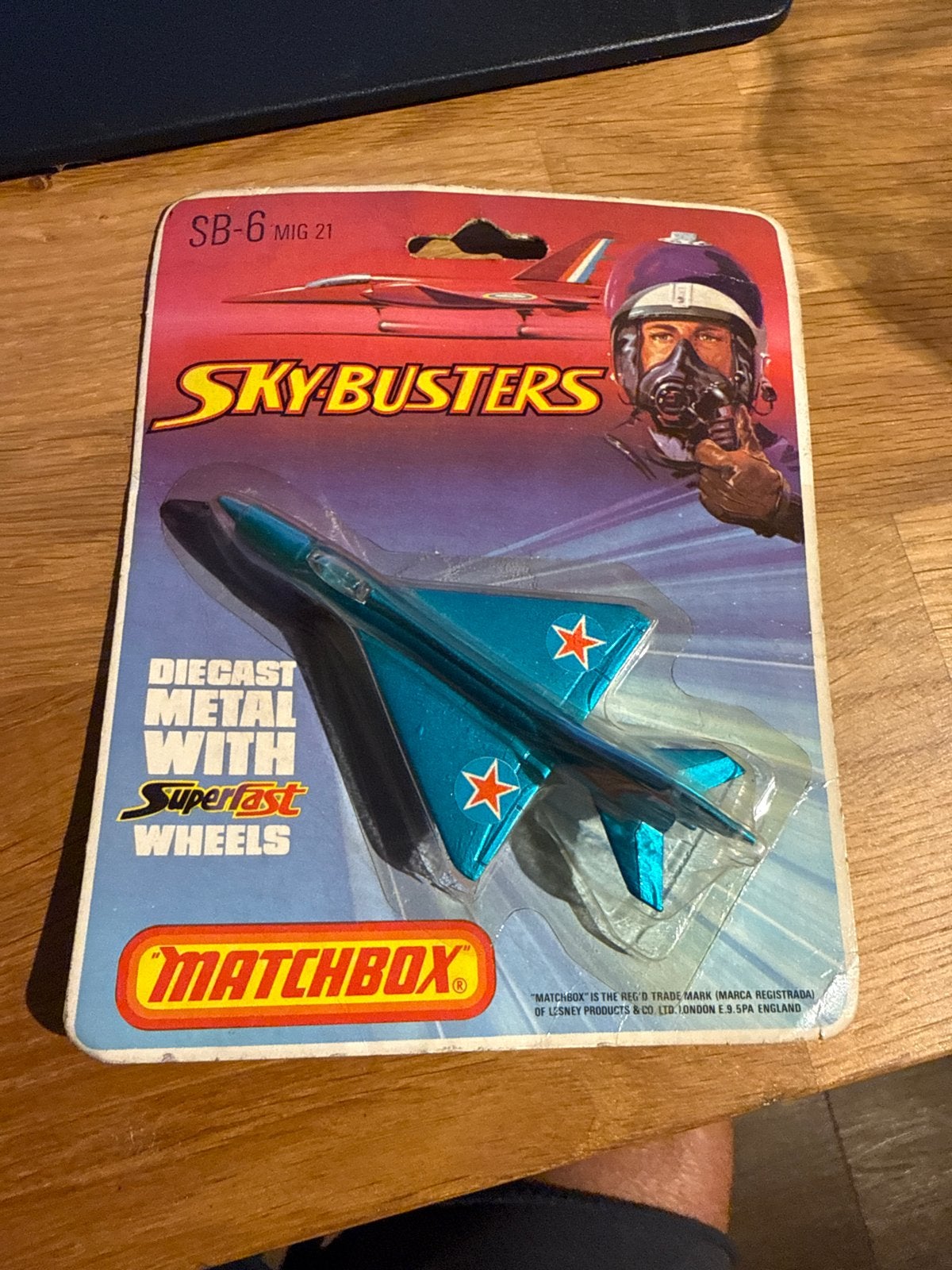 Matchbox Skybusters SB-6 MIG 21 Diecast Metal Vliegtuig, Hobby en Vrije tijd, Verzenden, Nieuw