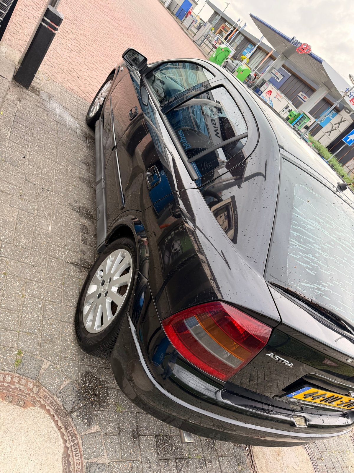 Opel Astra 1.6 16V 5D 2003 Zwart, Auto's, Opel, Voorwielaandrijving, 4 cilinders, 100 pk, Handgeschakeld