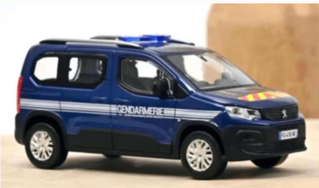 PEUGEOT RIFTER 2019 GENDARMERIE OUTREMER 1/43 NOREV 479064, Verzenden, Nieuw, Auto, Norev