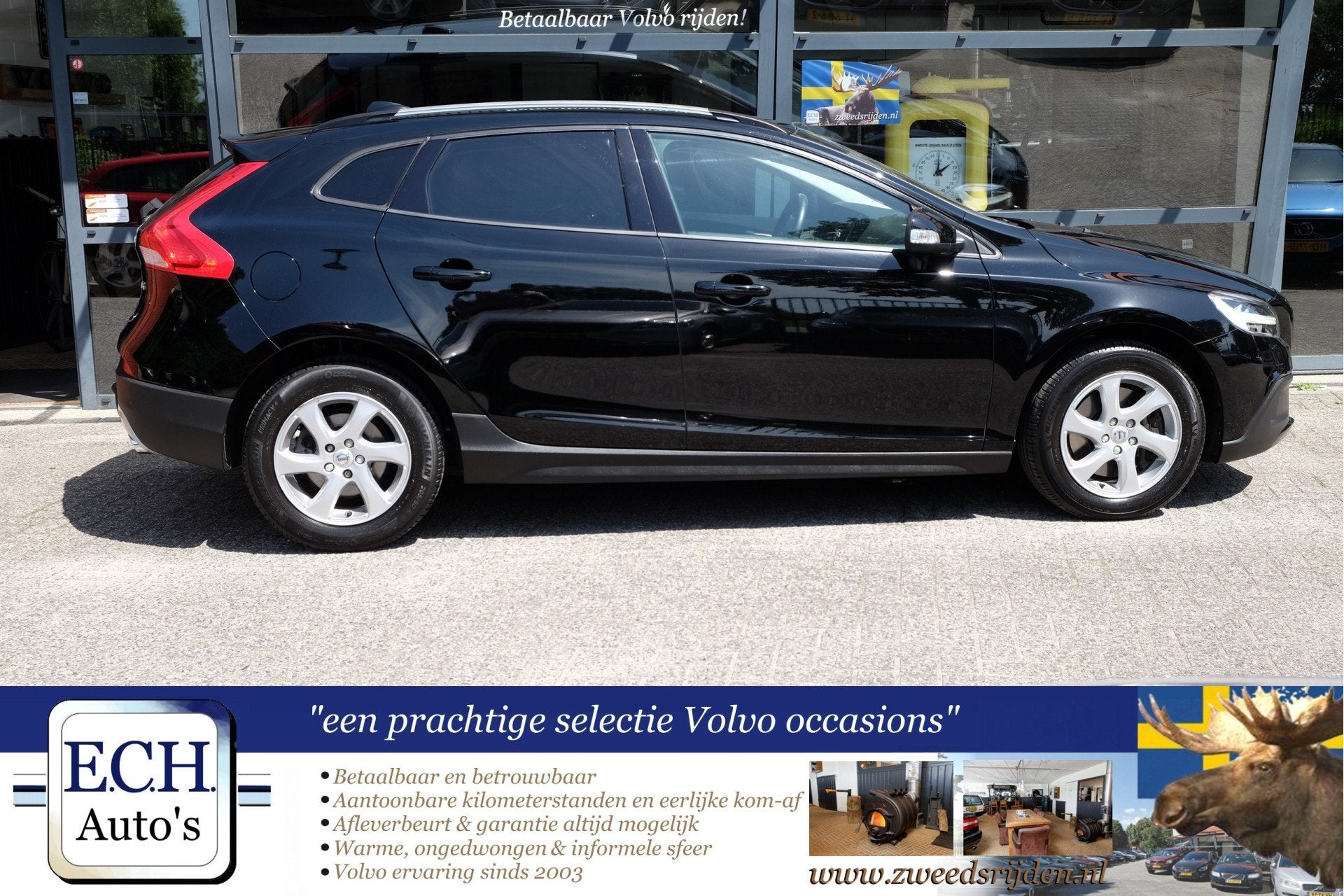 Volvo V40 Cross Country 2.0 T3 152 pk Nordic+ Navi, Stoelver, Voorwielaandrijving, Stof, Gebruikt, 4 cilinders