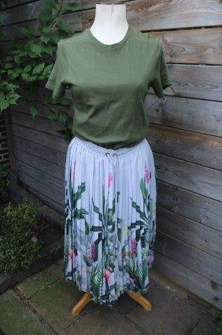 Jurk groen/ grijs vogel Ted Baker mt 2 (M) Vaste prijs, Kleding | Dames, Jurken, Maat 38/40 (M), Ophalen of Verzenden, Zo goed als nieuw