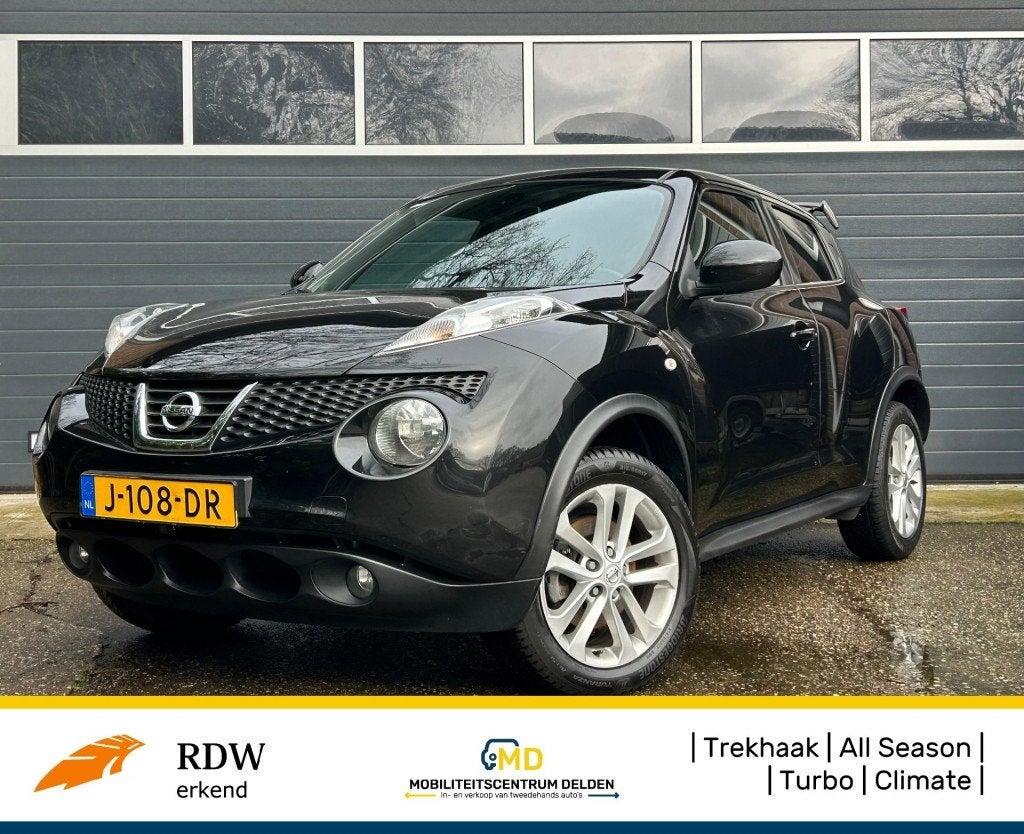Nissan JUKE 1.6 DIG-T TEKNA / Trekhaal / All Season /, Auto's, Nissan, Voorwielaandrijving, Gebruikt, 1225 kg, 4 cilinders