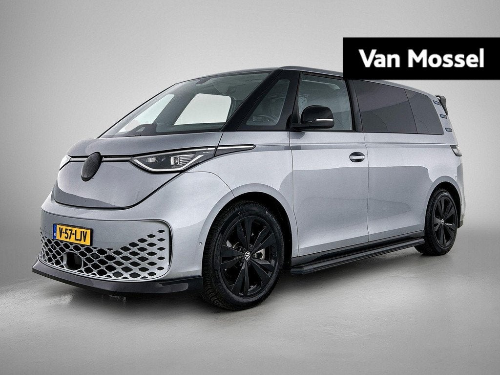 Volkswagen ID. Buzz Cargo Bulli edition 79 kWh 4MOTION 340PK, Auto's, Bestelauto's, Automaat, 12 maanden, Stof, Volkswagen