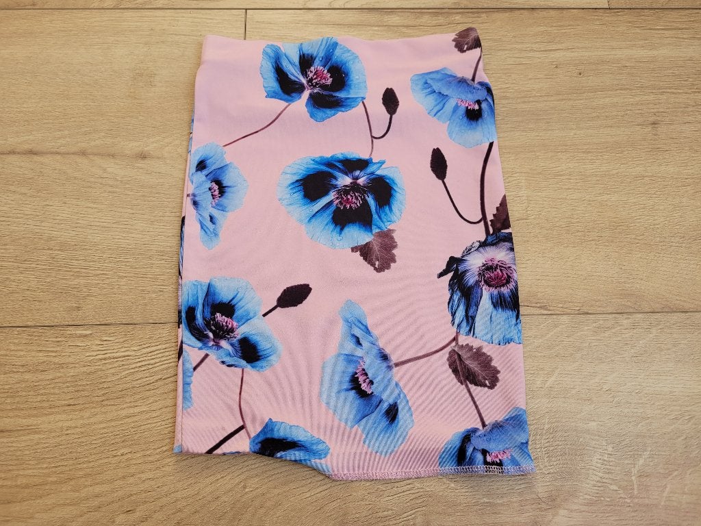 RIVER ISLAND roze rokje met bloemenprint maat 116 ~ TH2040, Gebruikt, Meisje, River Island, Ophalen of Verzenden