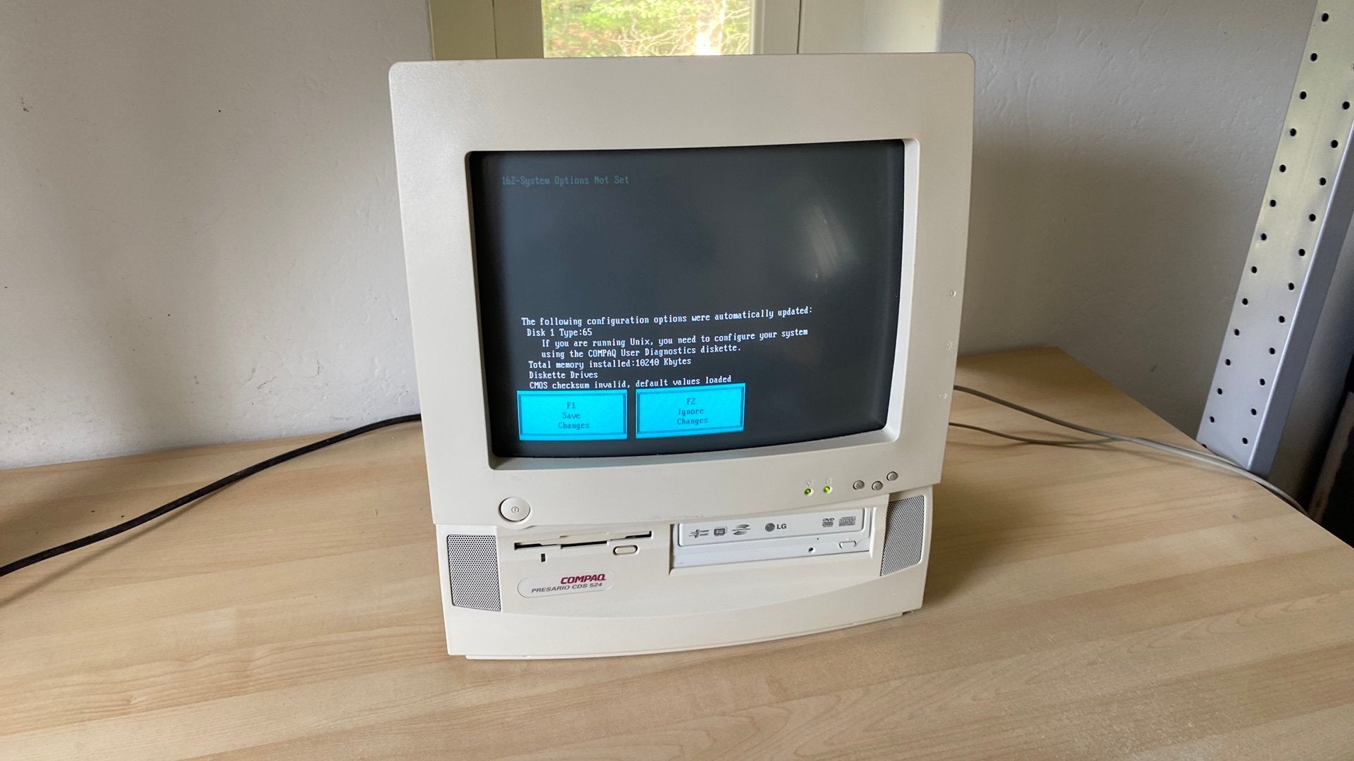 Compaq presario CDS 524, Ophalen