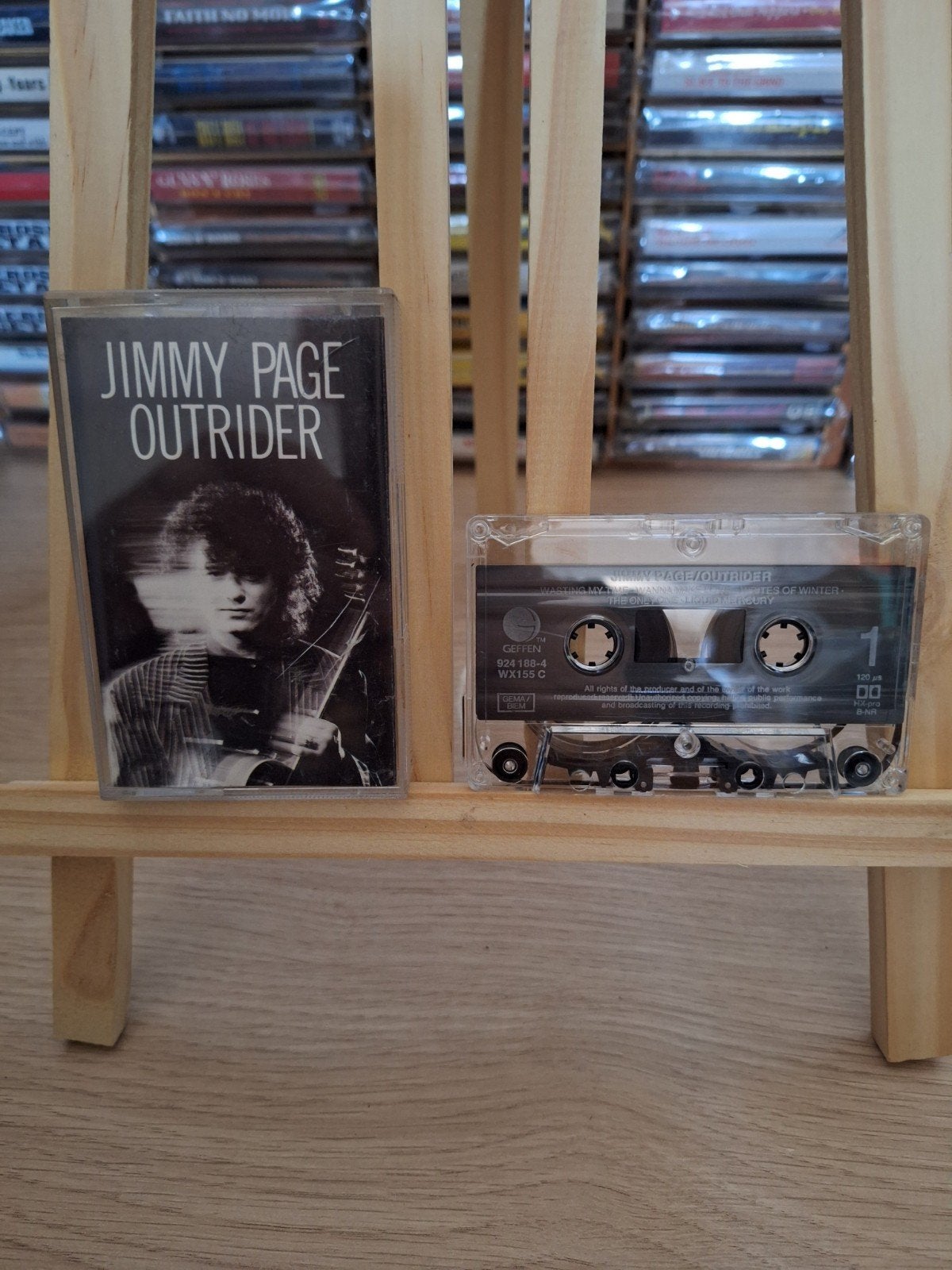 Jimmy Page - Outrider Cassette (Rock, 1988), Gebruikt, 1 bandje, Ophalen of Verzenden, Origineel