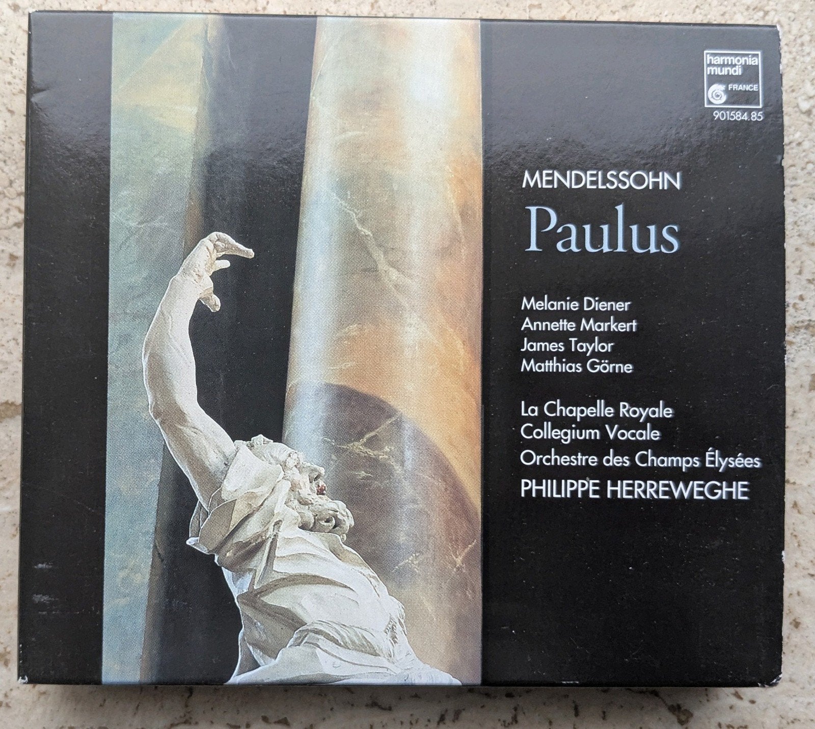 2CD - Herreweghe - Mendelssohn - Paulus, Gebruikt, Romantiek, Oratorium, Inclusief doosje