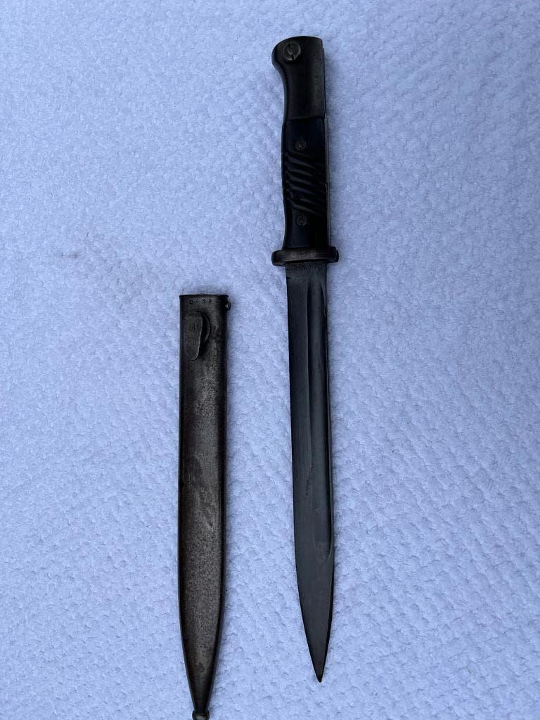 Mooie Duitse bajonet K98 - WW2 - Wehrmacht, Verzenden, Duitsland, Mes of Dolk