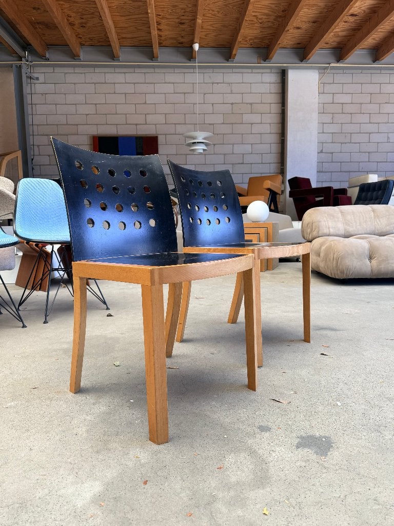 Casala postmodern diningchair (voorraad: 10), Ophalen, Gebruikt, Zwart, X