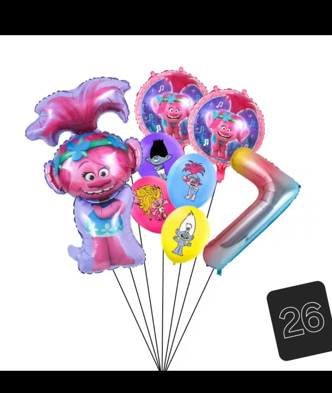 Trolls - GRATIS VERZENDING, Ophalen, Nieuw, Feestartikel, Verjaardag