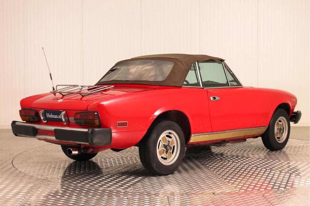 Fiat 124 Spider 2000 injectie (bj 1981), Auto's, Achterwielaandrijving, 4 cilinders, Cabriolet, Bedrijf