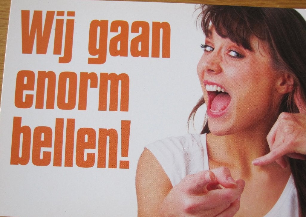 Boomerang - wij gaan enorm bellen - Nokia - T Mobile, Verzenden, 1980 tot heden, Ongelopen, Overige thema's