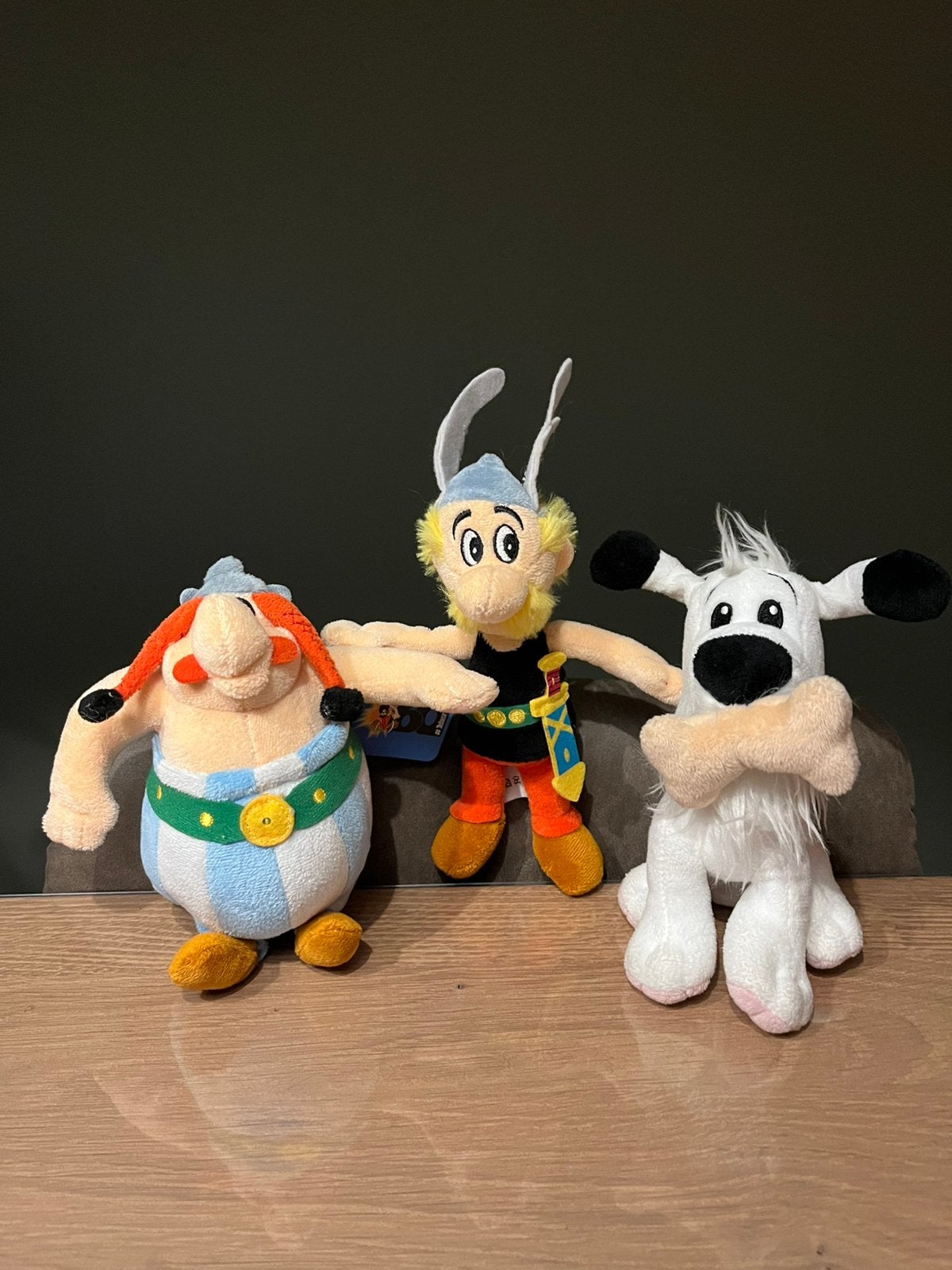 Leuke set Asterix en Obelix knuffels, Ophalen of Verzenden, Asterix en Obelix, Zo goed als nieuw, Beeldje of Figuurtje