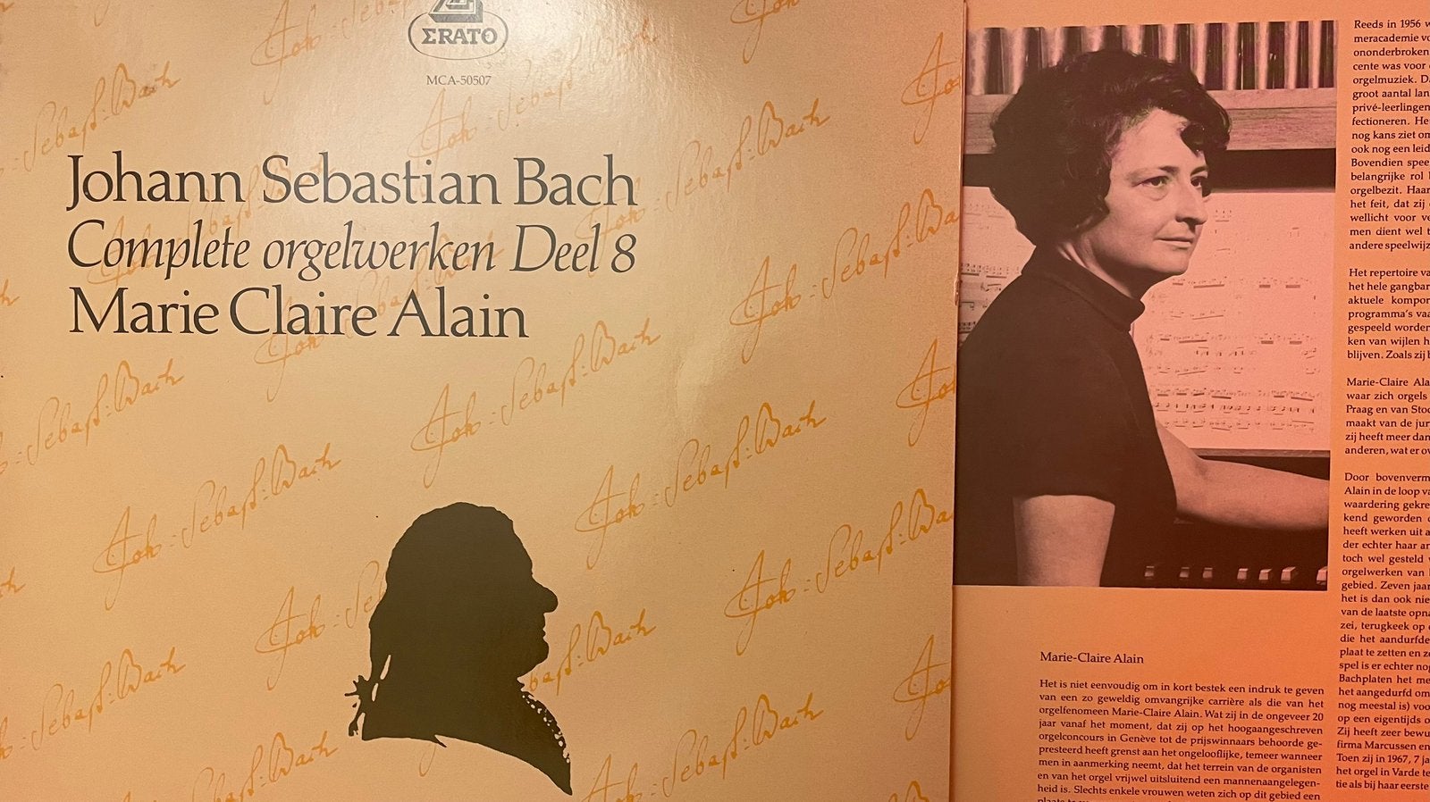 LP complete orgelwerken van JS BACH, Cd's en Dvd's, Ophalen of Verzenden, Barok, Gebruikt, Overige typen