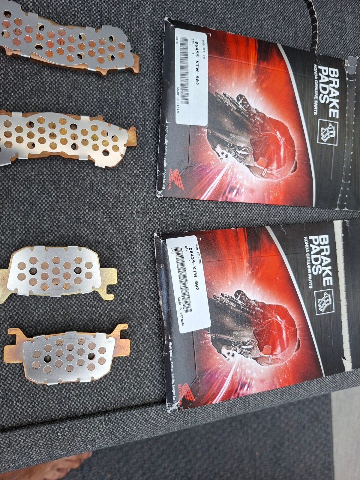 Honda Originele Remblokken sets, Ophalen of Verzenden, Nieuw