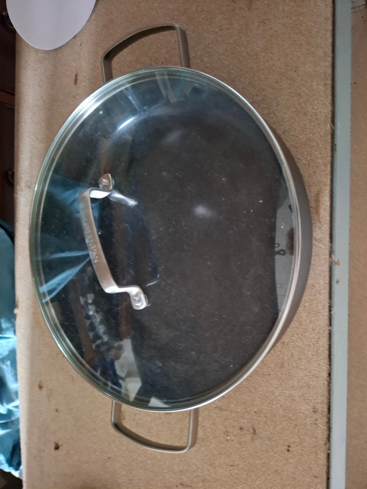 GreenPan Koekenpan met deksel., Koekenpan, Met handvatten, Aluminium, Ophalen of Verzenden
