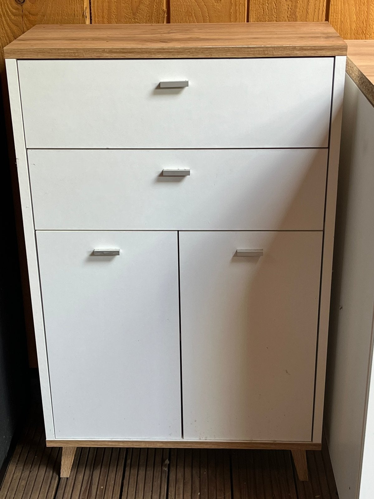 Badkamer Kast/ Bathroom cabinet, Ophalen, (Half)hoge kast, Minder dan 50 cm, Gebruikt