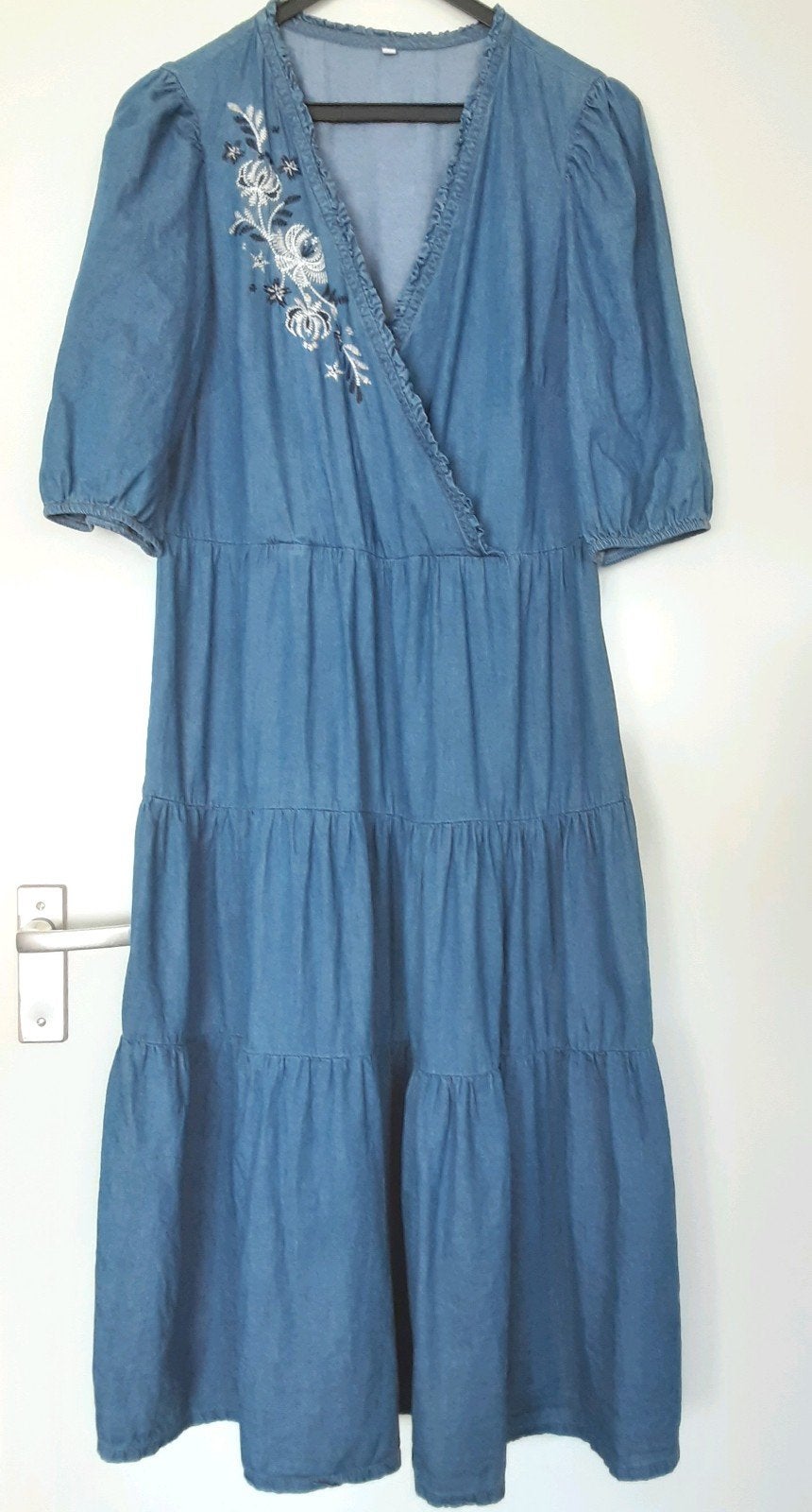 Spijkerjurk, Kleding | Dames, Jurken, Ophalen, Blauw, Maat 42/44 (L), Zo goed als nieuw