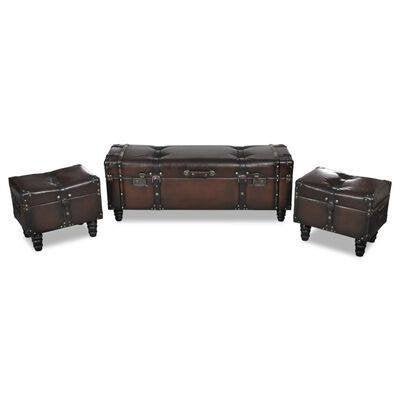 Opberg Bank-set 3 delig., Huis en Inrichting, Banken | Bankstellen, Minder dan 75 cm, 150 tot 200 cm, Nieuw, Rechte bank