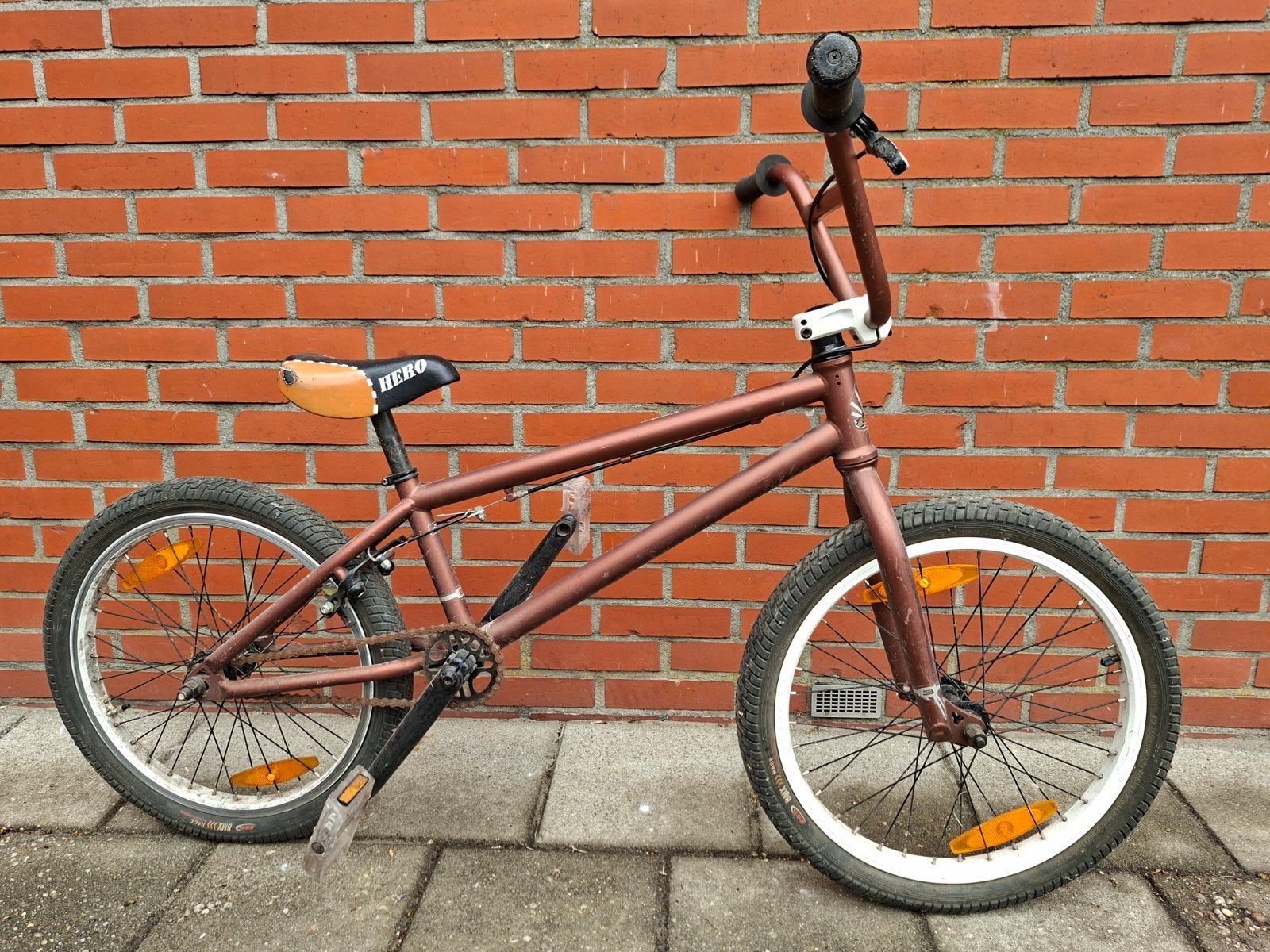 BMX 9,5", Ophalen, Staal, Velgrem, Stuur 360° draaibaar