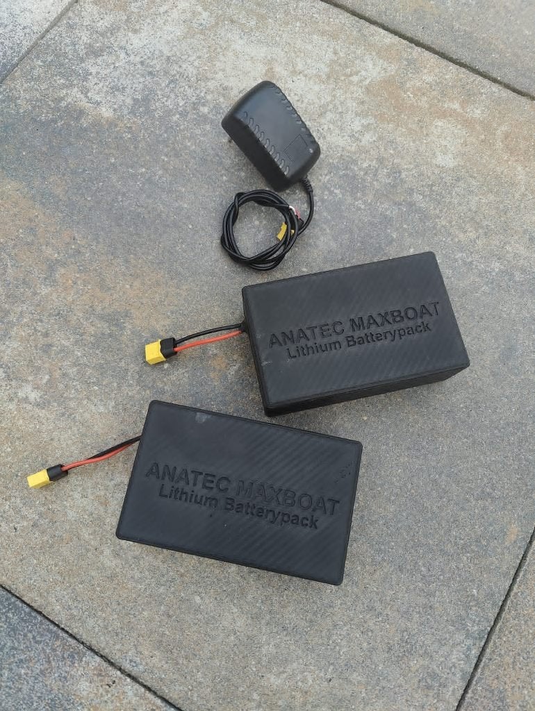 Anatec gt2 - Anatec Maxboat lithium accus 2 stuks, Ophalen of Verzenden, Zo goed als nieuw, Overige typen