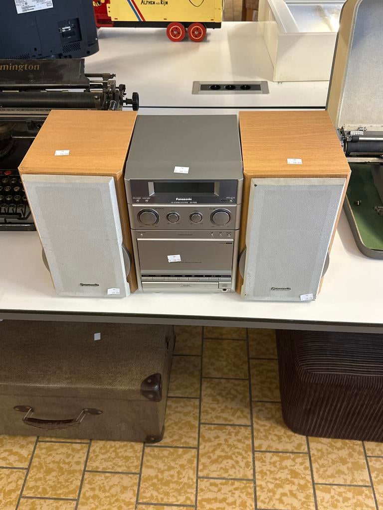 Panasonic SA-PM22 CD Stereo Systeem met Speakers, Zo goed als nieuw, Microset, Ophalen, Overige merken