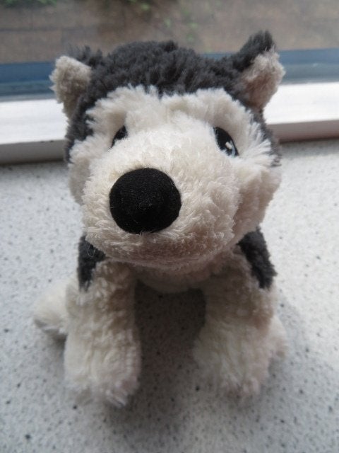 Husky Huskie hond van IKEA Livlig meet ca 26 cm breed, Kinderen en Baby's, Speelgoed | Knuffels en Pluche, Gebruikt, IKEA, Wasbaar