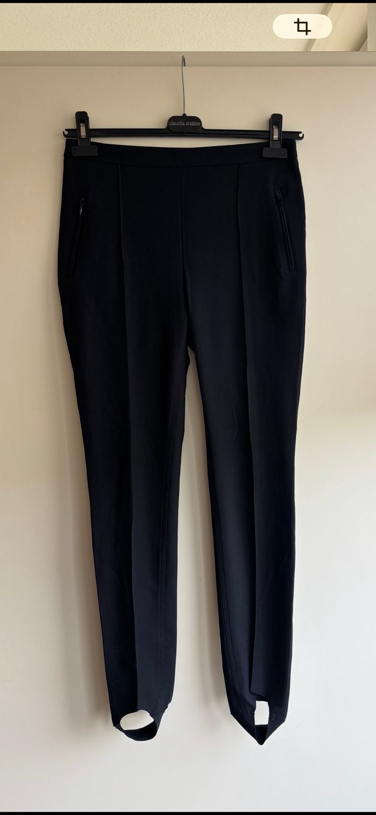 Irie Wash by Pauw skibroek/legging voetbandjes in mt M zwart, Verzenden, Zo goed als nieuw, Zwart