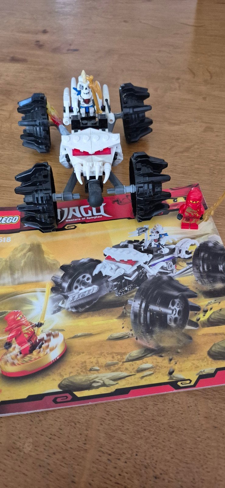 Lego Ninjago 2518 Nuckal's ATV, Ophalen of Verzenden, Gebruikt, Overige merken