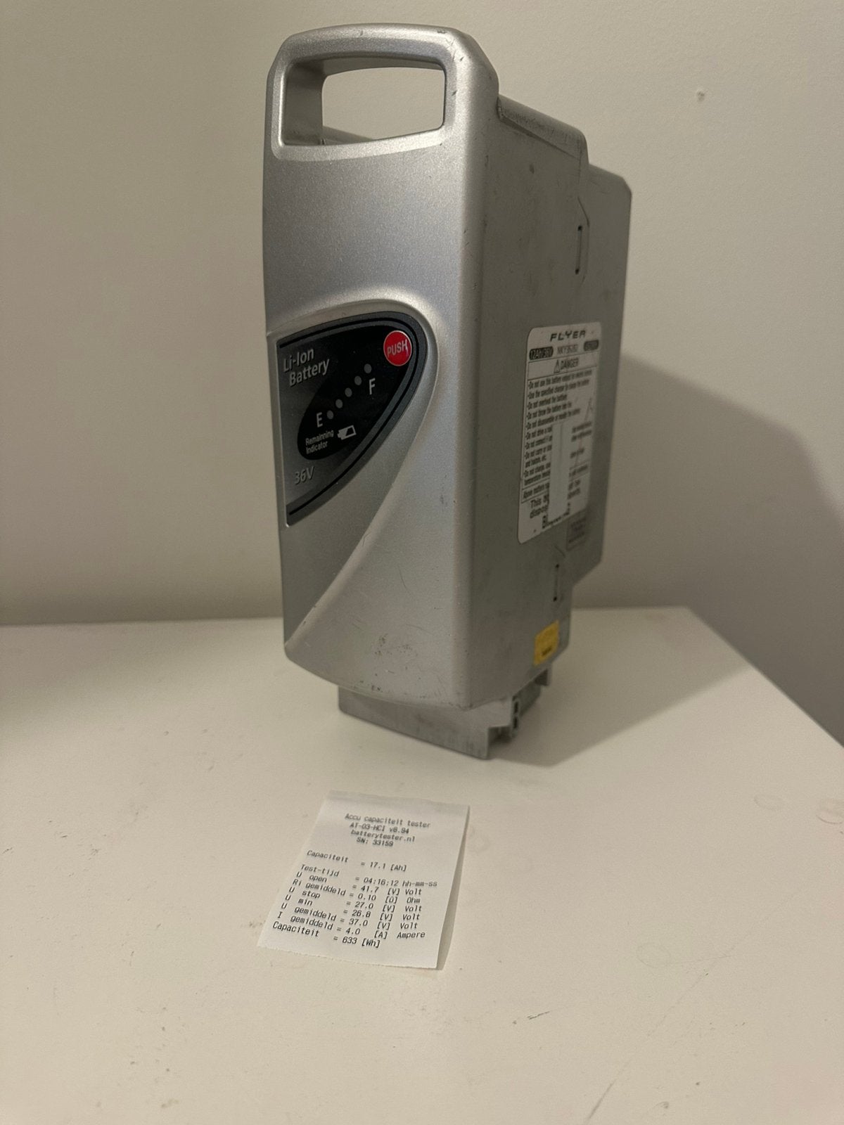 Flyer accu 36v NKY352B2 - 17 Ah, Ophalen, Nieuw