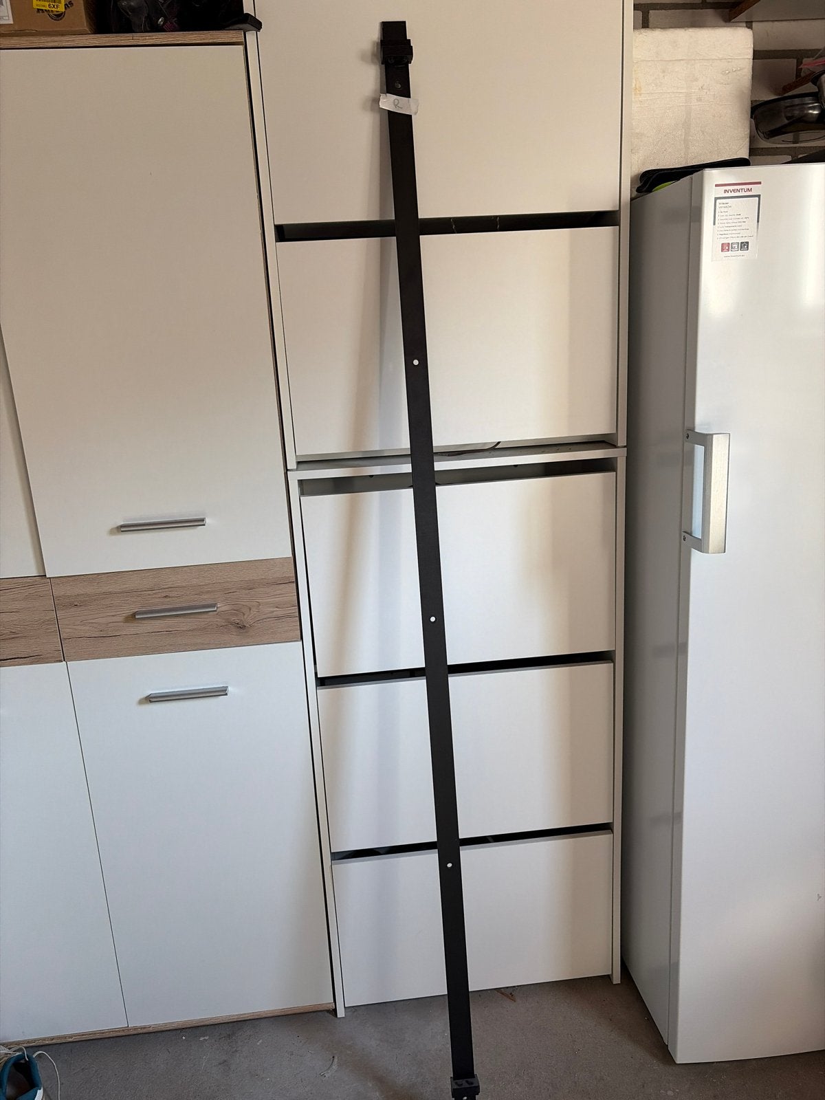 Schuifdeur rail 200 cm met bevestigingsmaterialen, Ophalen, Schuifdeur, Nieuw