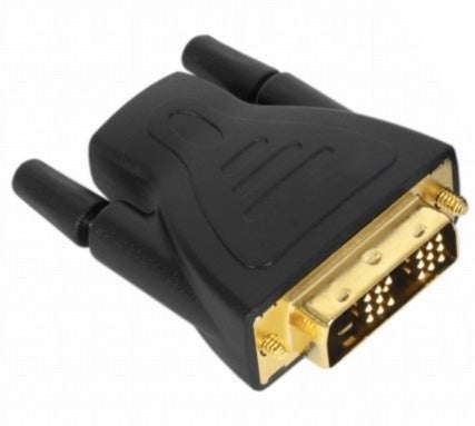 DVI Male - HDMI verloop- stekker, Ophalen of Verzenden, Nieuw, Minder dan 2 meter, HDMI-kabel