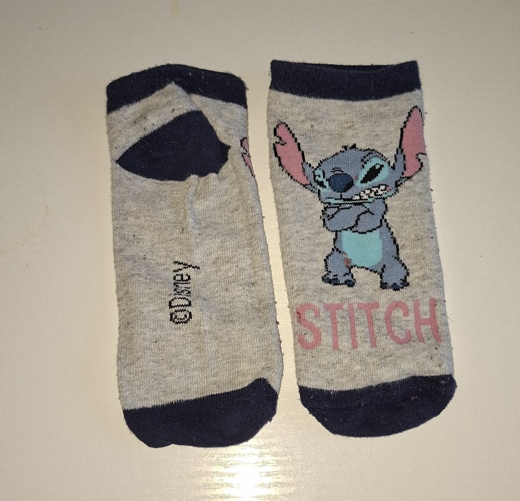Stitch enkel sokjes, Euro Disney, rekbaar, all size, Gebruikt, Jongen of Meisje, Ophalen of Verzenden, Disneyland Parijs