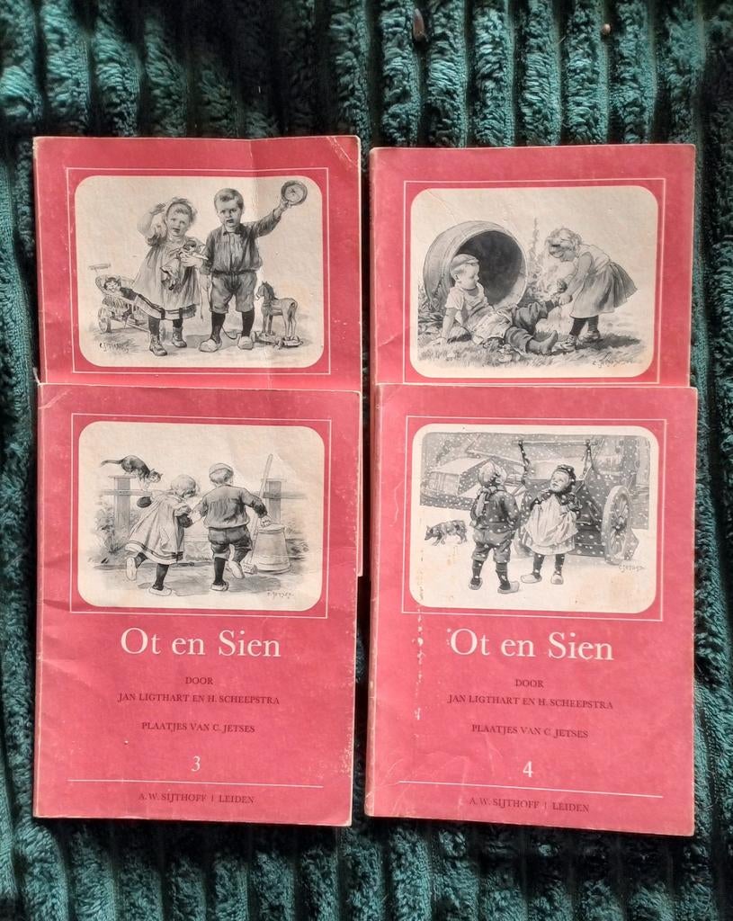 Ot en Sien 1-4 door Jan Lichthart en H. Scheepstra, Boeken, Ophalen of Verzenden