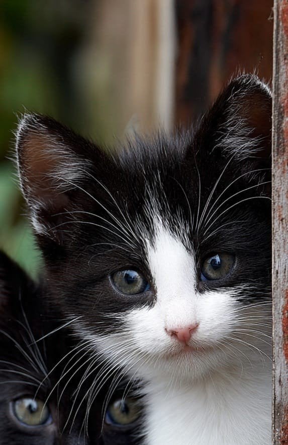 tuxedo kitten, Geslacht onbekend, Kortharig, 0 tot 2 jaar